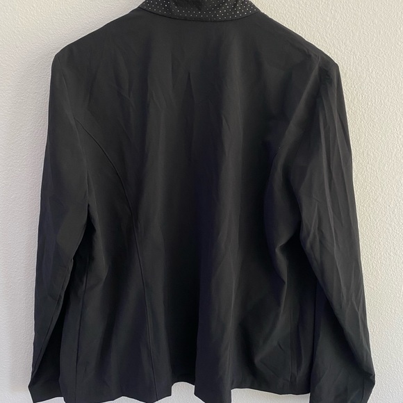 Zenergy Chico's Women’s black Studded Neema Jacket zip up lightweight large - Picture 5 of 7